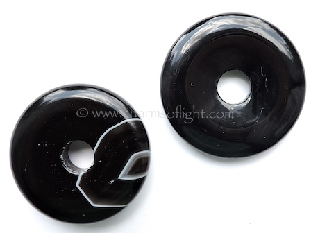 Black Agate Pi Stone